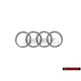 Audi Original Ringe Vorne Kühlergrill Emblem Logo Zeichen Chrom - 4H0853605C 2ZZ