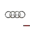 Audi Original Ringe Vorne Kühlergrill Emblem Logo Zeichen Chrom - 4H0853605C 2ZZ