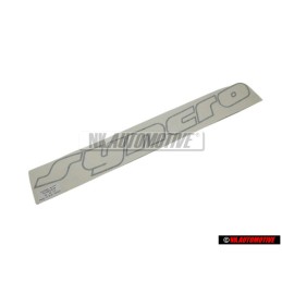 VW Original Folienschriftzug Satinschwarz - 701853679 6BX