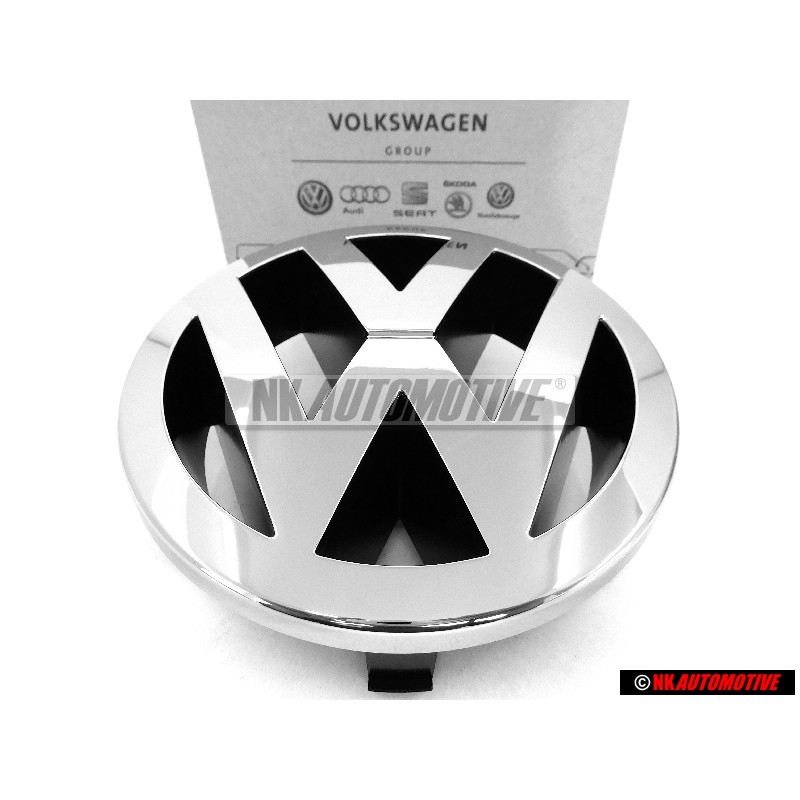 VW Original Vorne Kühlergrill Emblem Logo Zeichen Chrom - 2D0853600 ULM