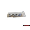 VW Original TDI Hinten Schriftzug Emblem Logo Chrom Blau - 7D0853675C HCE