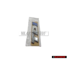 VW Original TDI Hinten Schriftzug Emblem Logo Chrom Blau - 7D0853675C HCE