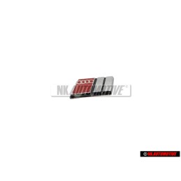Audi Original S4 Plakette Schriftzug Emblem Logo für Lenkrad - 4A0419685