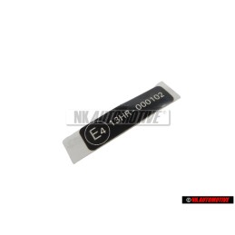 VW Original Typschild - 1C0000279