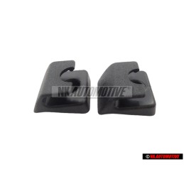 2x VW Original Halter Für Sicherheitsgurt Satinschwarz - 357857837 01C