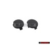 2x VW Original Abdeckkappe Für Schraube Schwarz - 535881477B 4FB