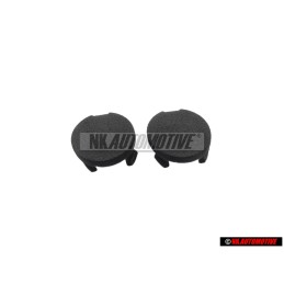 2x VW Original Abdeckkappe Für Schraube Schwarz - 535881478B 4FB