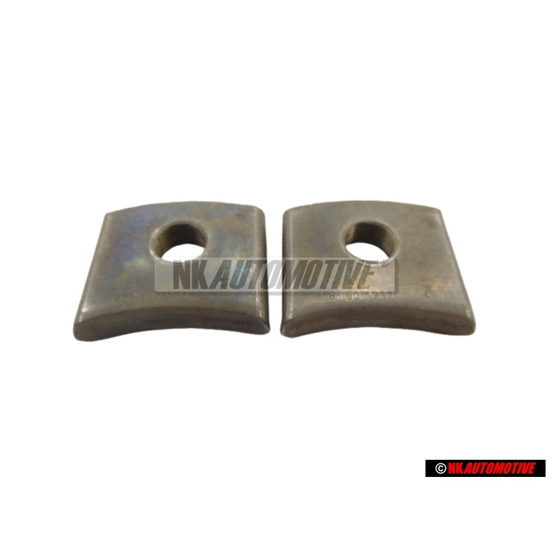 2x VW Original Gewindeplatte - 831809237