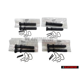 4x VW Original Führung Für Kopfstütze, Verstellbar - 191881939