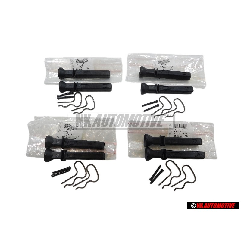 4x VW Original Führung Für Kopfstütze, Verstellbar - 191881939