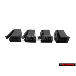 4x VW Original Flachkontaktgehäuse - 357959869