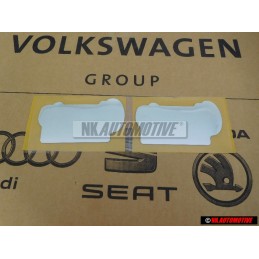 2x VW Original CLASSIC LINE Seite Schriftzug Emblem Logo - 155853687L BWV