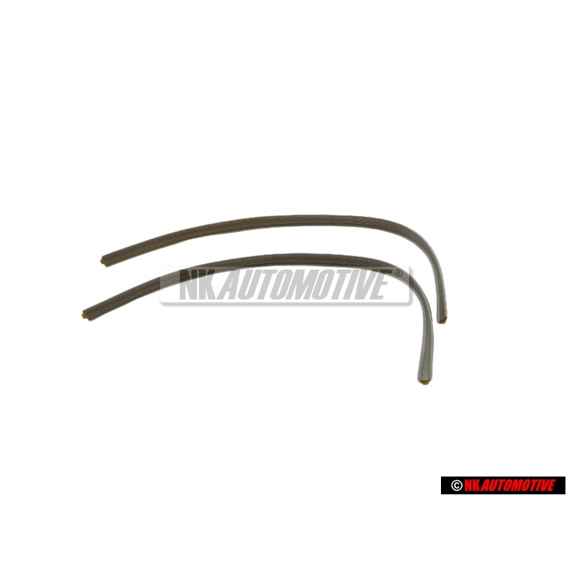 2x VW Original Keder Flashsilber-Metallic - 155853977 4VJ