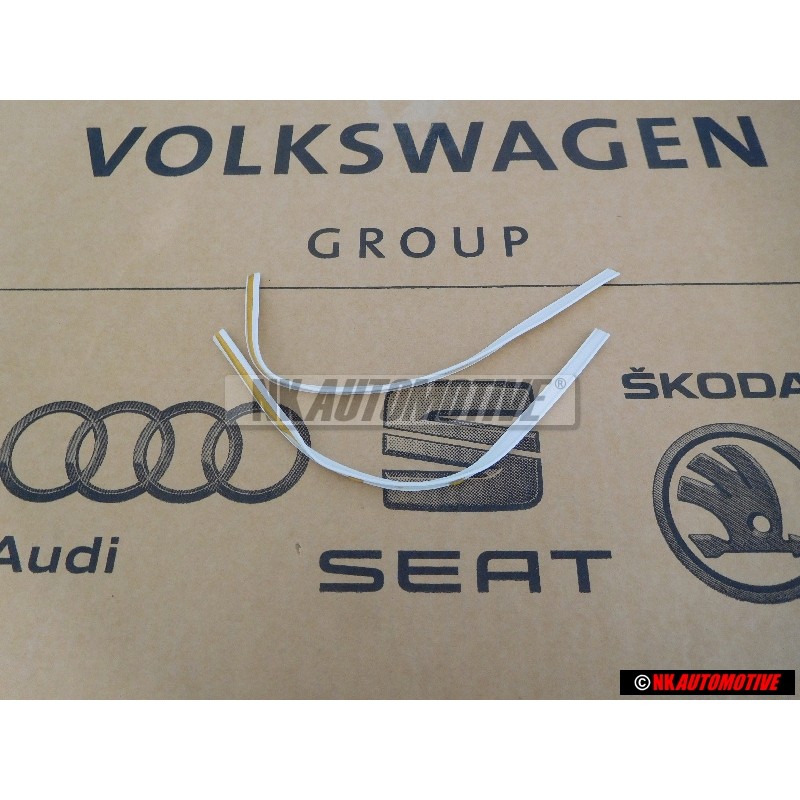 2x VW Original Keder Alpinweiss - 155853977 90E