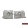 2x Audi Original V6T Seitenleiste Schriftzug Emblem Logo Chrom - 8K0853601