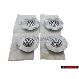 4x VW Original Radzierkappe Chrom - 1H0601149S FED