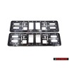 2x Audi Original Kennzeichenhalter Vorsprung Durch Technik - A16-2285