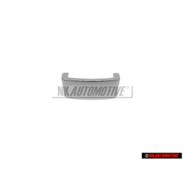 VW Original Schriftzug Emblem Logo für Lenkrad Aluminium - 1Q0419685C 3Q7