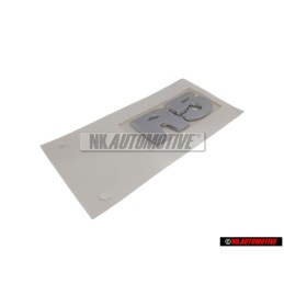 VW Original R5 Hinten Schriftzug Emblem Logo Chrom - 7L6853675