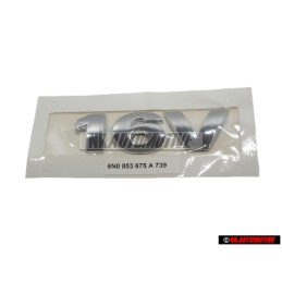 VW Original 16V Hinten Schriftzug Emblem Logo Chrom - 6N0853675A 739