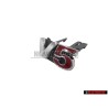 VW Original V5 Vorne Kühlergrill Emblem Schriftzug Chrom Rot - 1J5853679D GQF