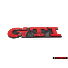 VW Original GTI Hinten Schriftzug Emblem Logo Rot Golf 3 - 1H6853687AJQN5