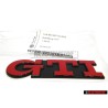 VW Original GTI Hinten Schriftzug Emblem Logo Rot Golf 3 - 1H6853687AJQN5