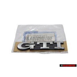 VW Original GTI Hinten Schriftzug Emblem Logo Chrom Golf 3 - 1H6853687AJZ10