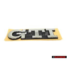 VW Original GTI Hinten Schriftzug Emblem Logo Chrom Golf 3 - 1H6853687AJZ10