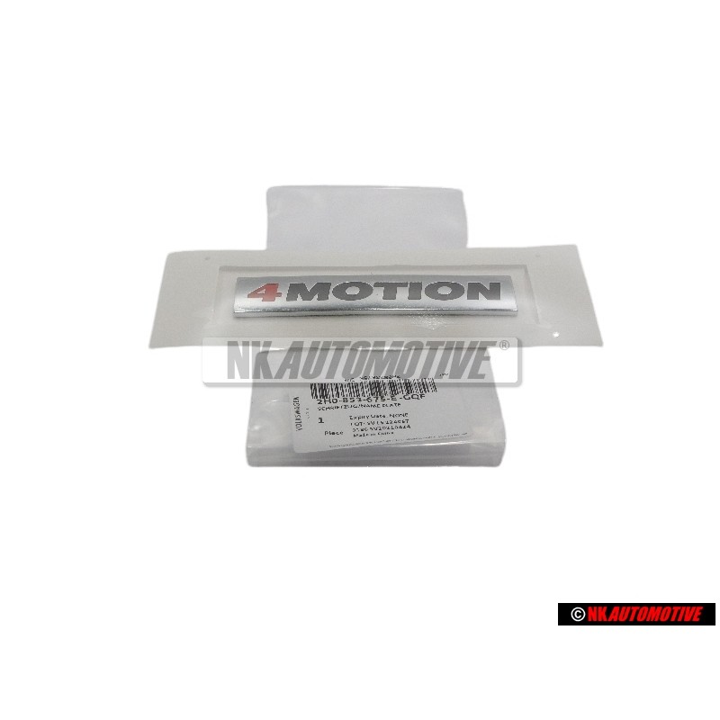 VW Original 4MOTION Hinten Schriftzug Emblem Amarok 2010-2017 - 2H0853675E GQF