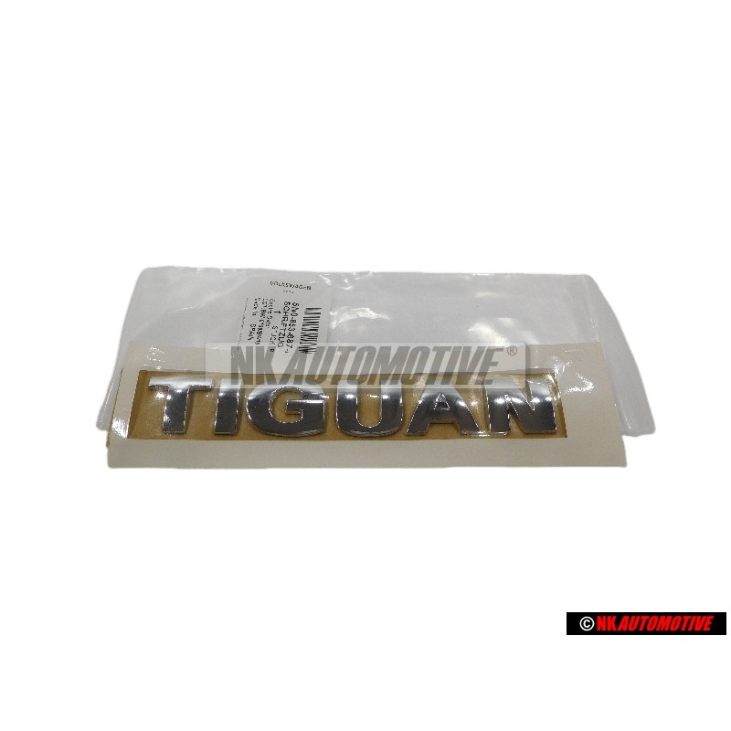 VW Original TIGUAN Hinten Schriftzug Emblem Logo Chrom - 5N0853687A 739