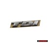 VW Original TDI Hinten Schriftzug Emblem Logo Chrom - 701853675B Z10