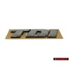 VW Original TDI Hinten Schriftzug Emblem Logo Chrom - 701853675B Z10