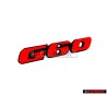 VW Original G60 Vorne Kühlergrill Emblem Schriftzug Rot - 535853679 QN5