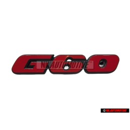 VW Original G60 Vorne Kühlergrill Emblem Schriftzug Rot - 535853679 QN5