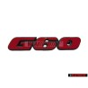 VW Original G60 Vorne Kühlergrill Emblem Schriftzug Rot - 535853679 QN5