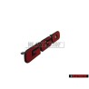 VW Original G60 Vorne Kühlergrill Emblem Schriftzug Rot - 535853679 QN5