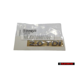 VW Original 2.0 TDI Hinten Schriftzug Emblem Logo Chrom - 3AA853675E 739
