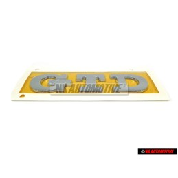 VW Original GTD Hinten Schriftzug Emblem Logo Chrom - 5G0853675R 2ZZ