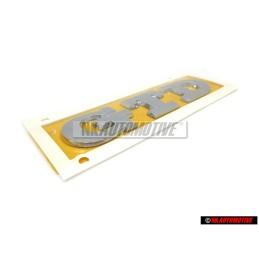 VW Original GTD Hinten Schriftzug Emblem Logo Chrom - 5G0853675R 2ZZ