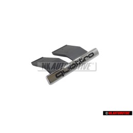 Audi Original QUATTRO Vorne Kühlergrill Emblem Schriftzug Chrom - 8N0853736A 2ZZ