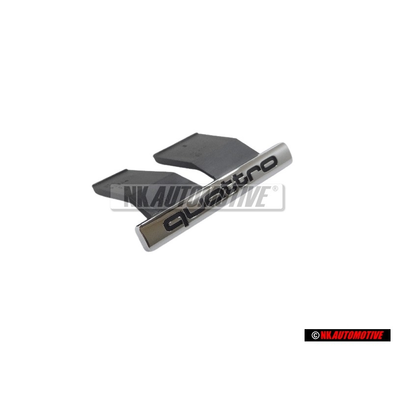 Audi Original QUATTRO Vorne Kühlergrill Emblem Schriftzug Chrom - 8N0853736A 2ZZ