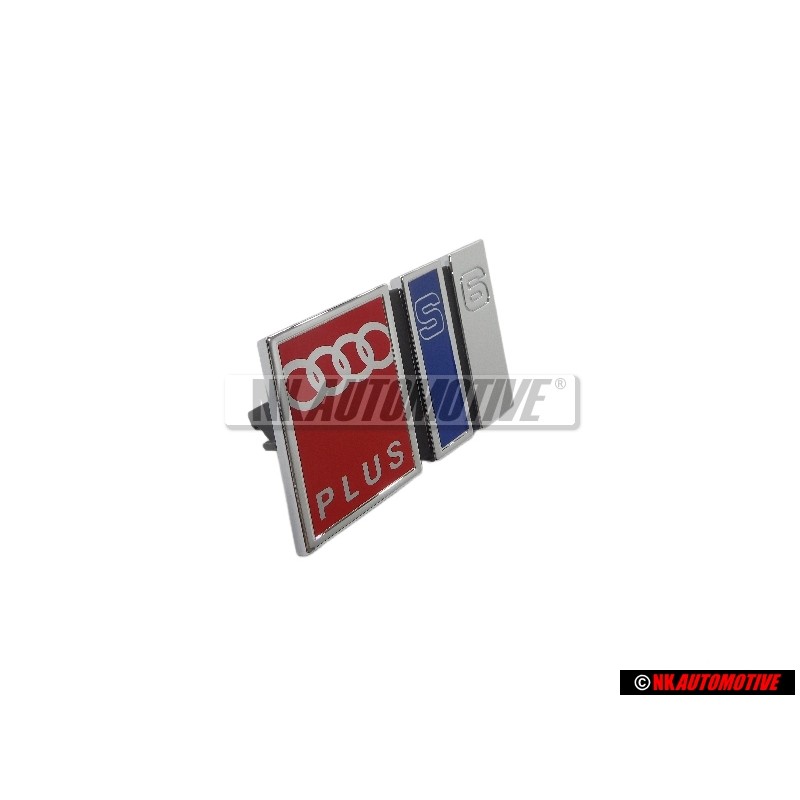 Audi Original S6 PLUS Vorne Kühlergrill Emblem Schriftzug - 4A5853736D 2ZZ