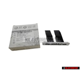 Audi Original QUATTRO Vorne Kühlergrill Emblem Schriftzug Chrom - 4E0853736A 2ZZ