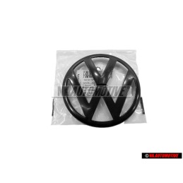 VW Original Vorne Kühlergrill Emblem Logo Zeichen Schwarz - 1J0853601A 041