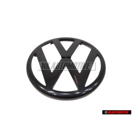 VW Original Vorne Kühlergrill Emblem Logo Zeichen Schwarz - 1J0853601A 041