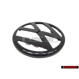 VW Original Vorne Kühlergrill Emblem Logo Zeichen Schwarz - 1J0853601A 041