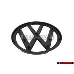 VW Original Vorne Kühlergrill Emblem Logo Zeichen Schwarz - 1J0853601A 041