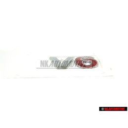 VW Original V6 Hinten Schriftzug Emblem Logo Chrom Rot Golf 4 - 1J0853675AAGQF