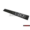 VW Original VOLKSWAGEN Hinten Schriftzug Emblem Logo Golf 1 - 171853685A FQ8